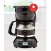 EUROSTAR CM720BT 4-Cup Programmable Coffeemaker, Black