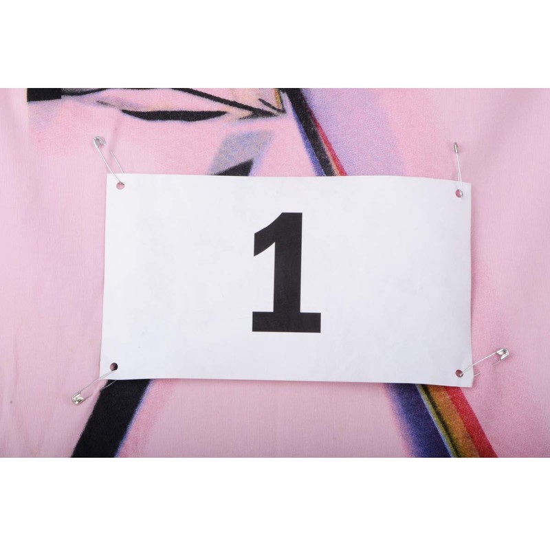 Azarxis Running Bib Competitor Numbers with Safety Pins, Tyvek Tearproof