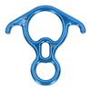 Descender Gear Aluminium Alloy 40KN Pulling Force Ox Horn Shaped