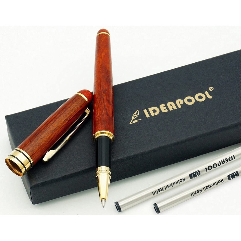 IDEAPOOL Genuine Rosewood Ballpoint Pen Writing Set - Extra 2