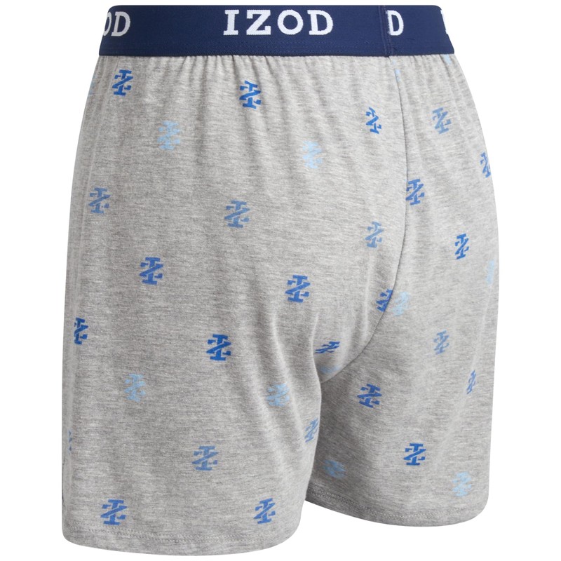 IZOD Mens Boxer Shorts - 4 Pack Performance Knit Cotton