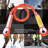60/120/150cm Outdoor Survival Climbing Safety Rope with Ring Bearing(Orange 150cm)