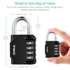 ORIA Combination Padlock, Combination Lock, Locker Lock, 4 Digit Combo