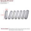 Savadi-Car 7pcs Front Grille Insert Mesh Cover Trim Kit Chrome