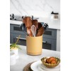 Nucookery 360°Rotating Utensil Holder, 7.2" Kitchen Utensil Crock, Ceramic Cooking