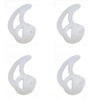Silicone Fin Ear Mold for Two Way Radio Earpiece Replacement Earmold Earbud Tips for Surveillance Police Earpiece Coil Tube Headset (2 Pair Fin Large Left Ear)