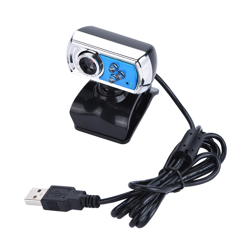 360 Degree Rotation USB HD 12 Megapixels Webcam Free Drive