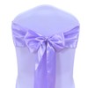 SINSSOWL Pack of 50 Satin Chair Sashes 7x108 inches for