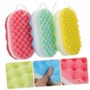 VICASKY 3Pcs Bathing Sponge Set Exfoliating Shower Scrubbers for Men