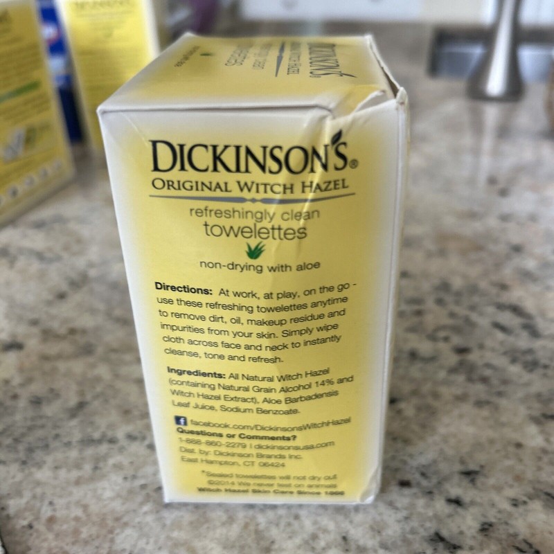 Dickinson's Original Witch Hazel Refreshingly Clean Cleansing Cloths 20ct- 1