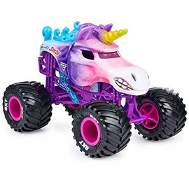 Monster Jam, Monster Truck oficial de Sparkle Smash, vehículo coleccionable fundido a presión, escala 1:24