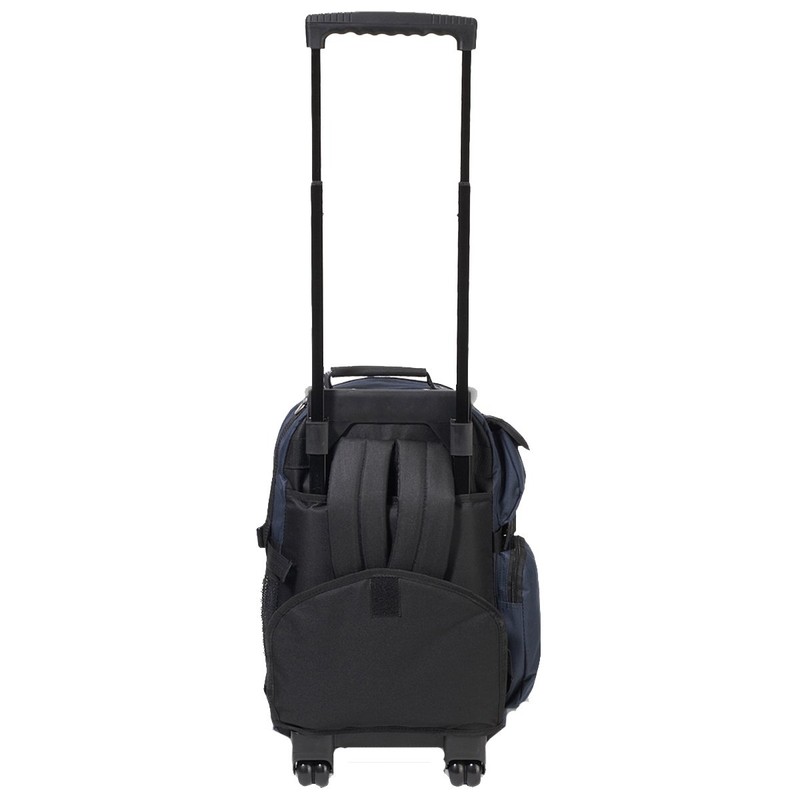 Everest Deluxe Wheeled Backpack, Navy, One Size