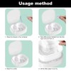 GmeDhc Braces Box with Strainer, Portable Denture Box Cover, Invisible