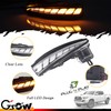 GSOWO LED Side Mirrors Sequential Dynamic Turn Signal Lights Indicator