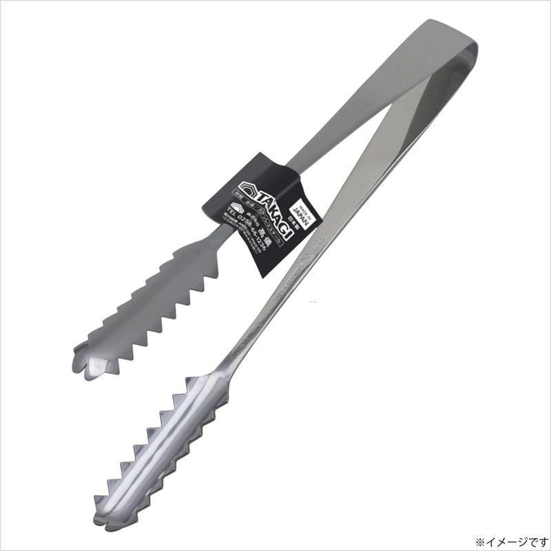 Takagi Artisan Stainless Steel Ice Tongs, Large