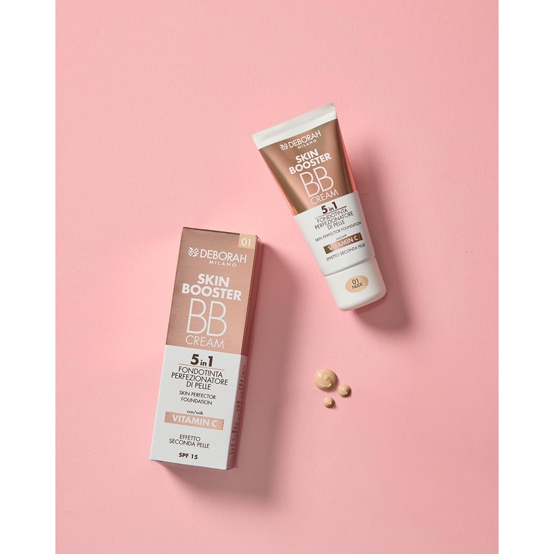 Deborah Milano Skin Booster BB Cream SPF 15, N.04 Caramel