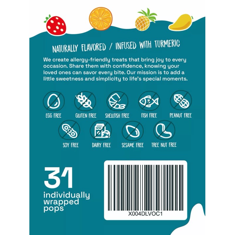 Andy Anand Low-Calorie Lollipops with Multi Vitamins fruit flavored 31