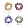 JewelVOX Scrunchie, Hair Elastic, Hair Accessory, Women's, Satin, Plain, Simple,