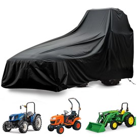 Tractor Cover, Tractor Covers Waterproof Heavy Duty, 600D Oxford Cloth Waterproof, UV Protection, Dustproof, Universal Tractor Cover, (189 L x 76 W x 86 H in) with Black Protective Bag