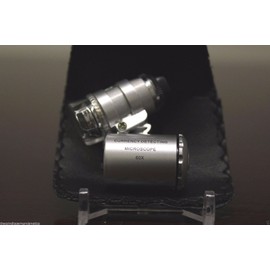 Thecoindigger 60X Biology Inspection Microscope Adjustable Focus Magnifier Tattooing Loupe A