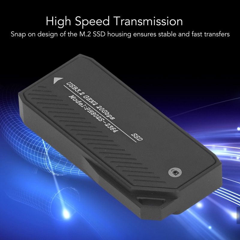 M.2 to Type C NVMe SSD Enclosure USB Adapter 20Gbps