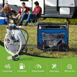 Huayi Carburetor Carb Fit for Champion 3100 3500 Watts Inverter Generator Manual Choke Throttle Stepper Part# 83.130000.01