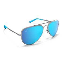 Blenders Eyewear A Series – Aviator Style Polarized Sunglasses – 100% UV Protection – For Men and Women– Blue Angel