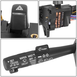 DNA MOTORING OE Style Combination Switch Compatible with 00-03 Pontiac Grand Prix, OEM-SW-0106, 1S1986, SM280A