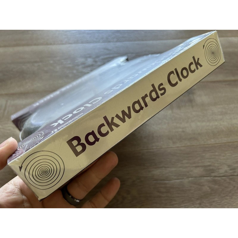 Accoutrements Archie McPhee Accoutrements Backwards Clock New & Sealed Novelty