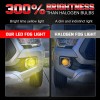 AuureLamp For 2016-2021 Honda Civic Fog Lights Driving Bumper Lamps