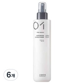 Amos Professional Softening Conditioner, 6 pieces, 250ml / 아모스프로페셔널 소프트닝 컨디셔너, 6개, 250ml