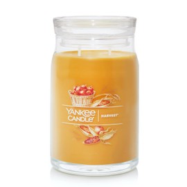 Yankee Candle, Harvest Scented Candle, 20oz Classic 2-Wick Tumbler with up to 80 Hour Burn Time