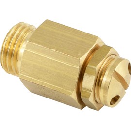 Fittingteile Mini Safety Valves Adjustable (Not Component Tested) Boiler Compressed Air Relief Valves (Thread Size: G 1/8 Inch - Material: Brass - Adjustment Range: 1-4 bar)