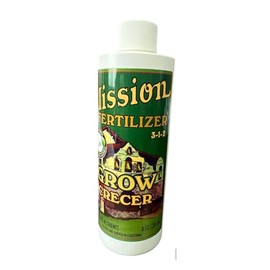 Grow 3-1-2 Organic Liquid Fertilizer, Vegitative, Fish Based, Safe, Organic, All Purpose, Nutrient, Plant Safe (8 Ounce)