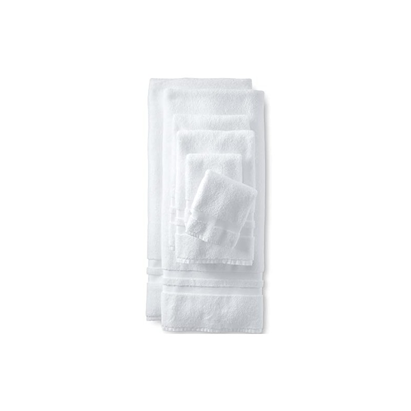 Lands' End Essential Towel White Bath- Bath Sheet