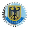Classic Auto Spares B1058 German Eagle Crest Car Grille Badge