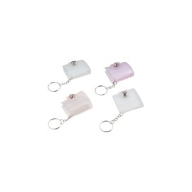 1 Inch Mini Small Photo Album, 5 Pack Photo Storage Book with Keychain Mini Photo Album Keychain for Picture Photo Card Holder, 16 Pockets