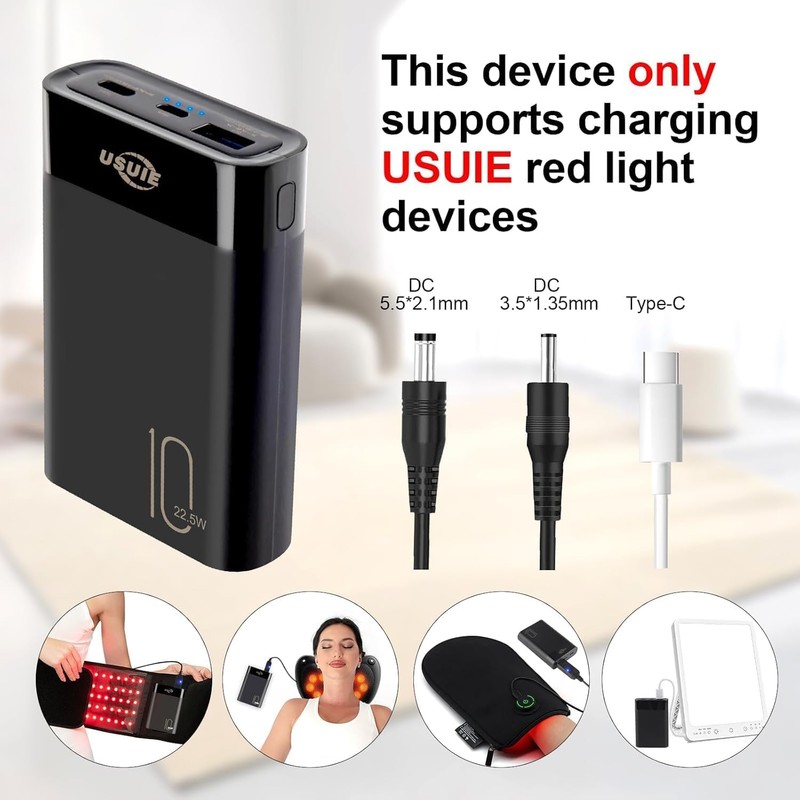 USUIE Red Light Therapy Belt, Infrared Light Therapy Wrap Red