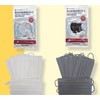 Daily Mask Lucion Cute Mask Large Black/White 1 Set 5 Pieces JD-110 large white 4ea