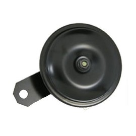 Kijima 304-8252 Motorcycle Parts Horn for 12V Cars, Standard Type, 3.5 inches (90 mm), Black, High Tone/380 Hz, Volume: 105±5dB