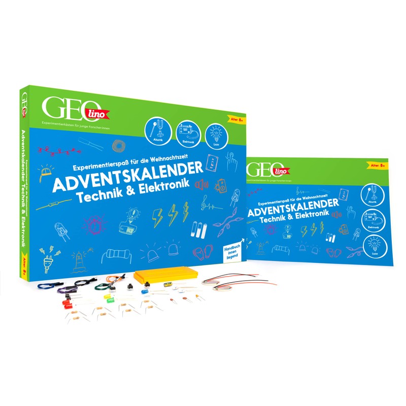 FRANZIS 67171 - GEOlino Advent Calendar, 24 Exciting Experiments from
