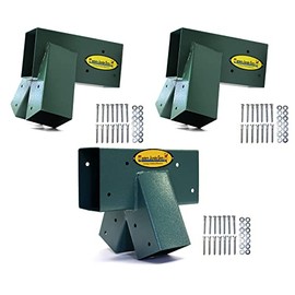 Eastern Jungle Gym Swing Set Bracket Kit with 2 Easy 1-2-3 A-Frame Brackets and 1 Easy 1-2-3 A-Frame Middle Bracket