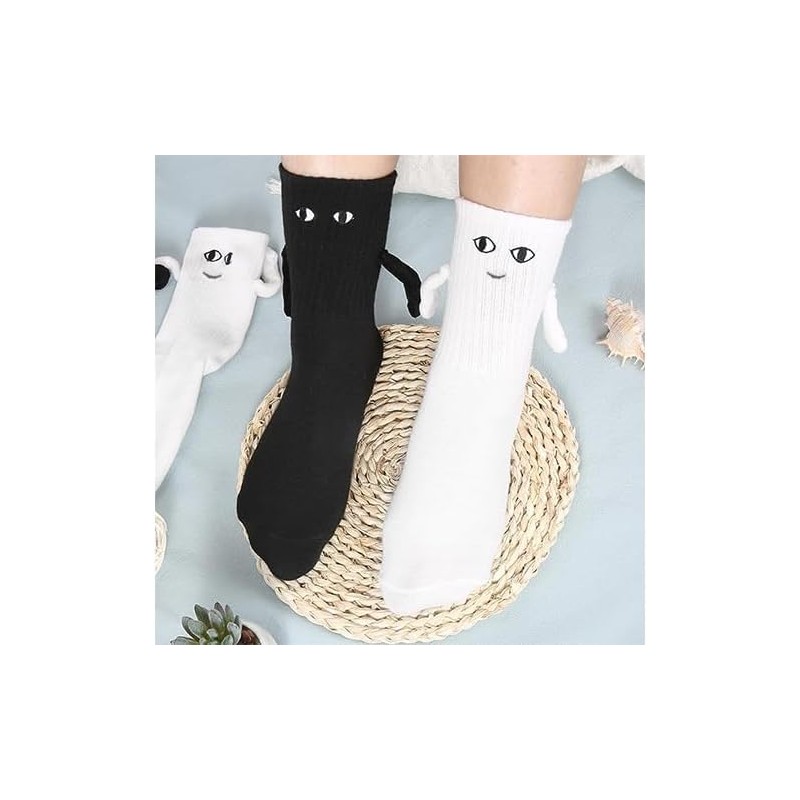 Calcetines de pareja magnéticos con manitas – 2 pares divertidos