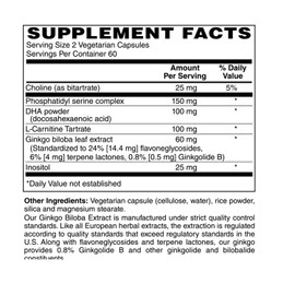 Holly Hill Health Foods, Brain Support, 120 Vegetarian Capsules