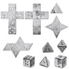 Therwen 5 Pieces Welding Practice Kit Steel 16 Gauge Dice