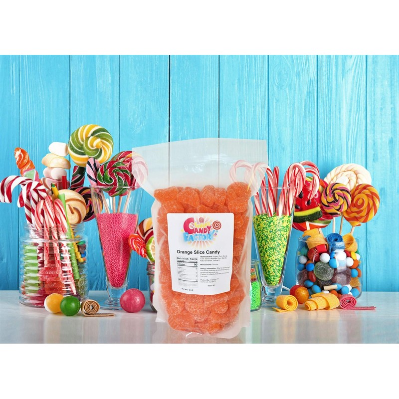 Sarahs Candy Factory Orange Slice Candy 5 Lbs in Bag