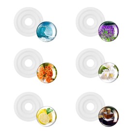 Abvsdu Replacement Fragrance Disc Towel Warmer Bucket Fragrance Screened Pads, Suitable for Towel Warmer Buckets, 6 Flavors