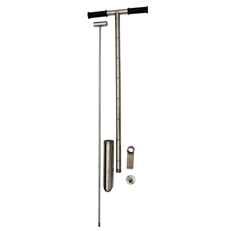 WYDDDARY Pedal Type Soil Sampler Probe 2inch Diameter Stainless Steel
