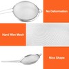BRLYYO Stainless Steel Kitchen Strainer with Handle, Stainless Steel Mesh