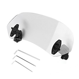 BOROCO Motorcycle windshield spoiler attachment wind deflector windscreen accessories, suitable for Yam_a_ha/H_on_da/Su_zu_ki and other motorcycles